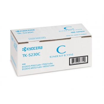 Тонер-картридж Kyocera TK-5230C для P5021cdn/cdw, M5521cdn/cdw (1T02R9CNL0) Тонер-картридж Kyocera TK-5230C для P5021cdn/cdw, M5521cdn/cdw (1T02R9CNL0)